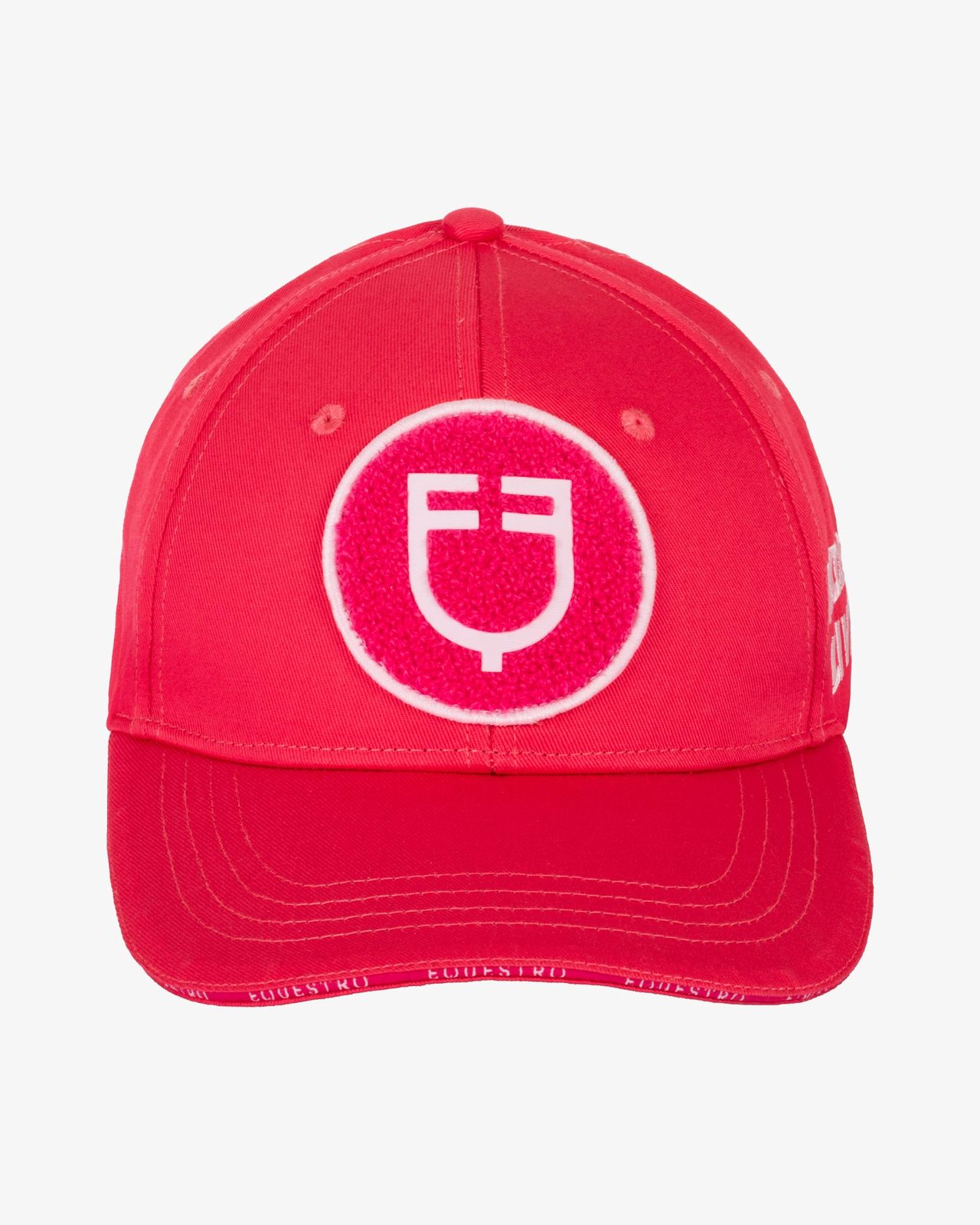 Baseball hat with sponge logo patch