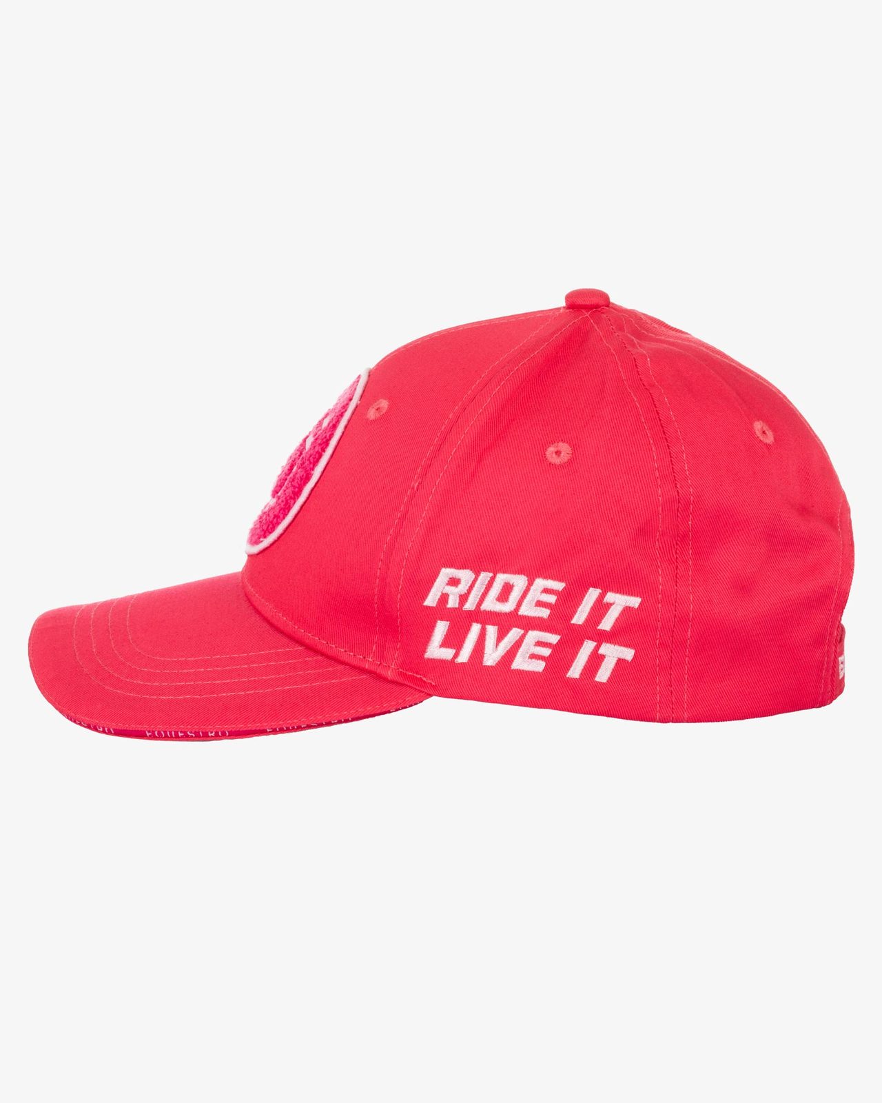 Baseball hat with sponge logo patch