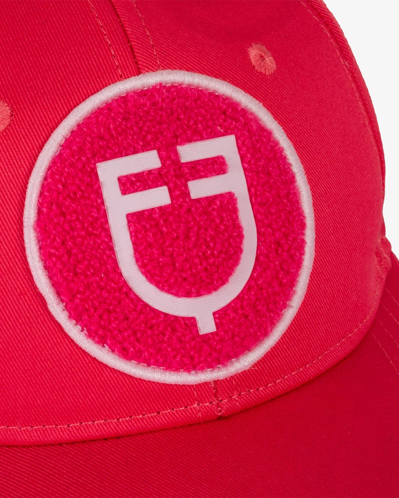 Baseball hat with sponge logo patch