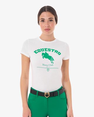 Women's Jumping Horse Club cotton T-shirt