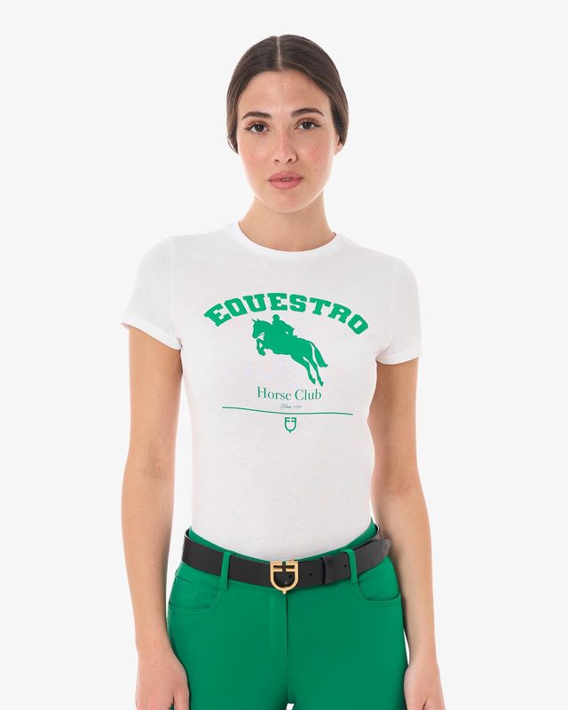 Women's Jumping Horse Club cotton T-shirt