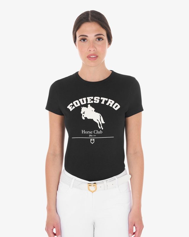 Women's Jumping Horse Club cotton T-shirt