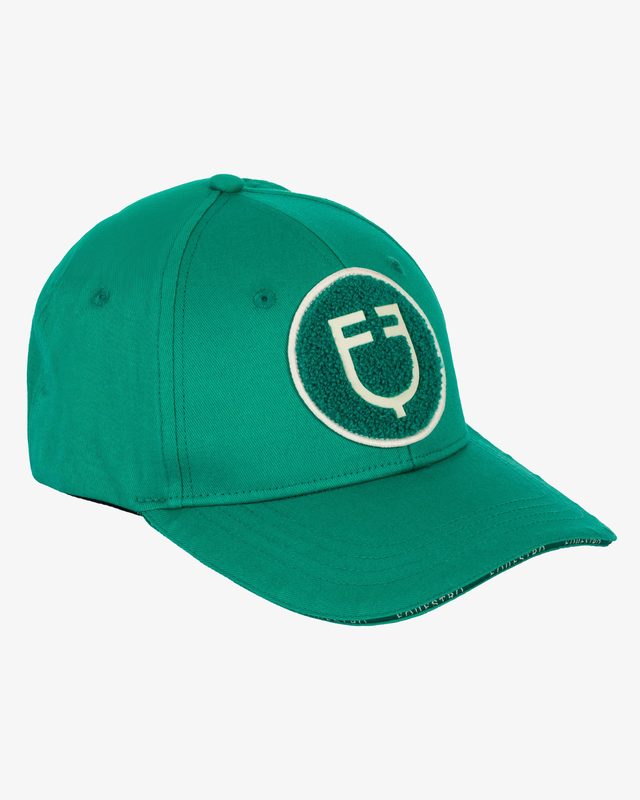 Cappello baseball con logo su patch in spugna