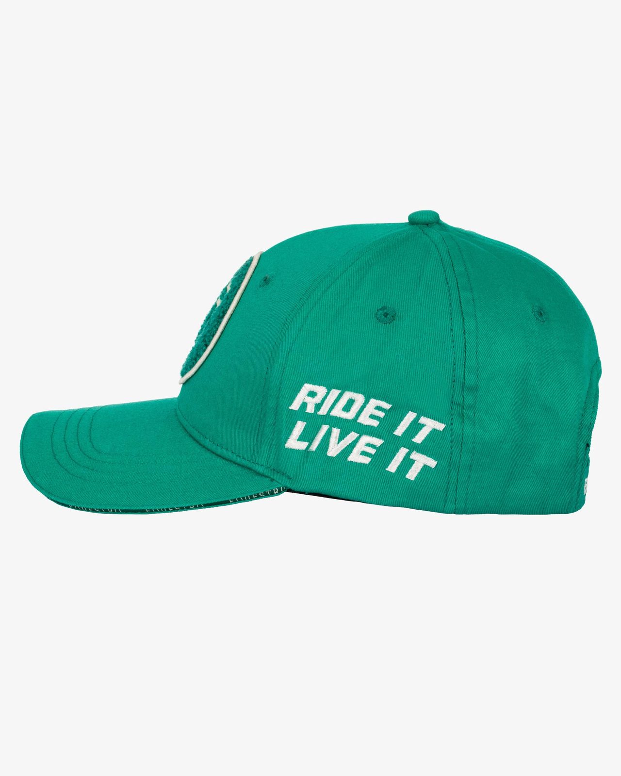 Baseball hat with sponge logo patch