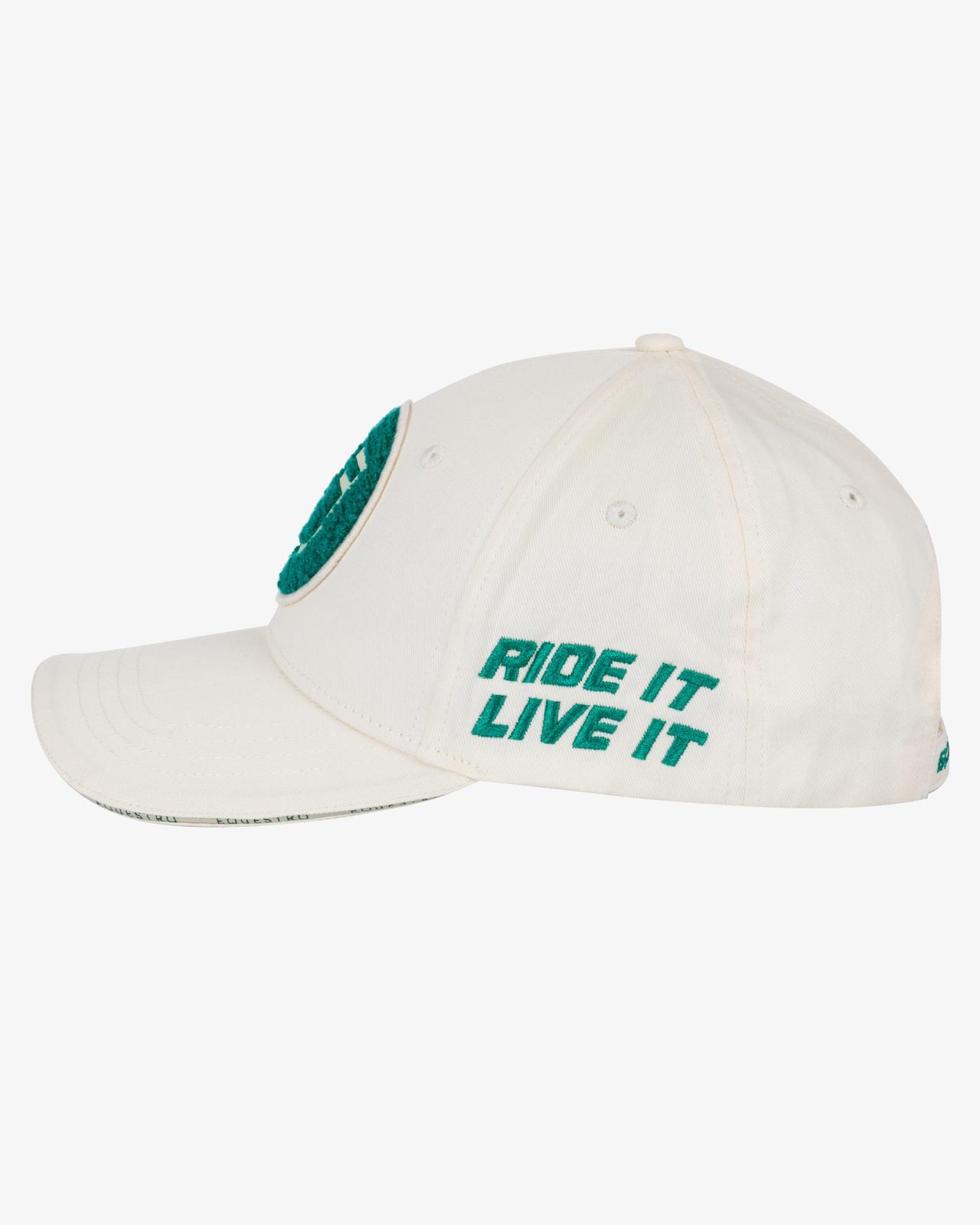 Baseball hat with sponge logo patch