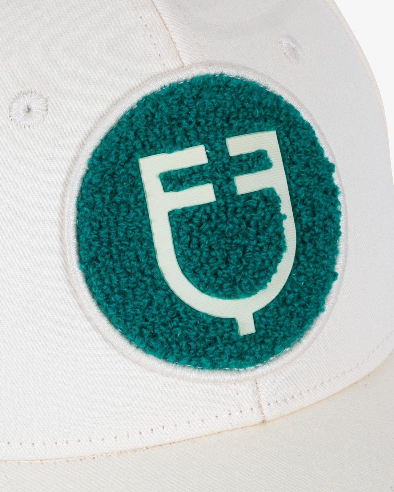 Baseball hat with sponge logo patch