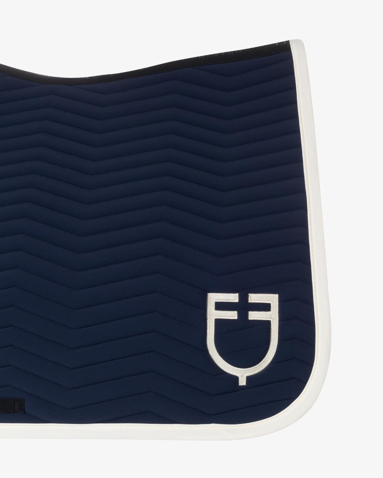 Wave Quilting dressage saddle pad in technical fabric