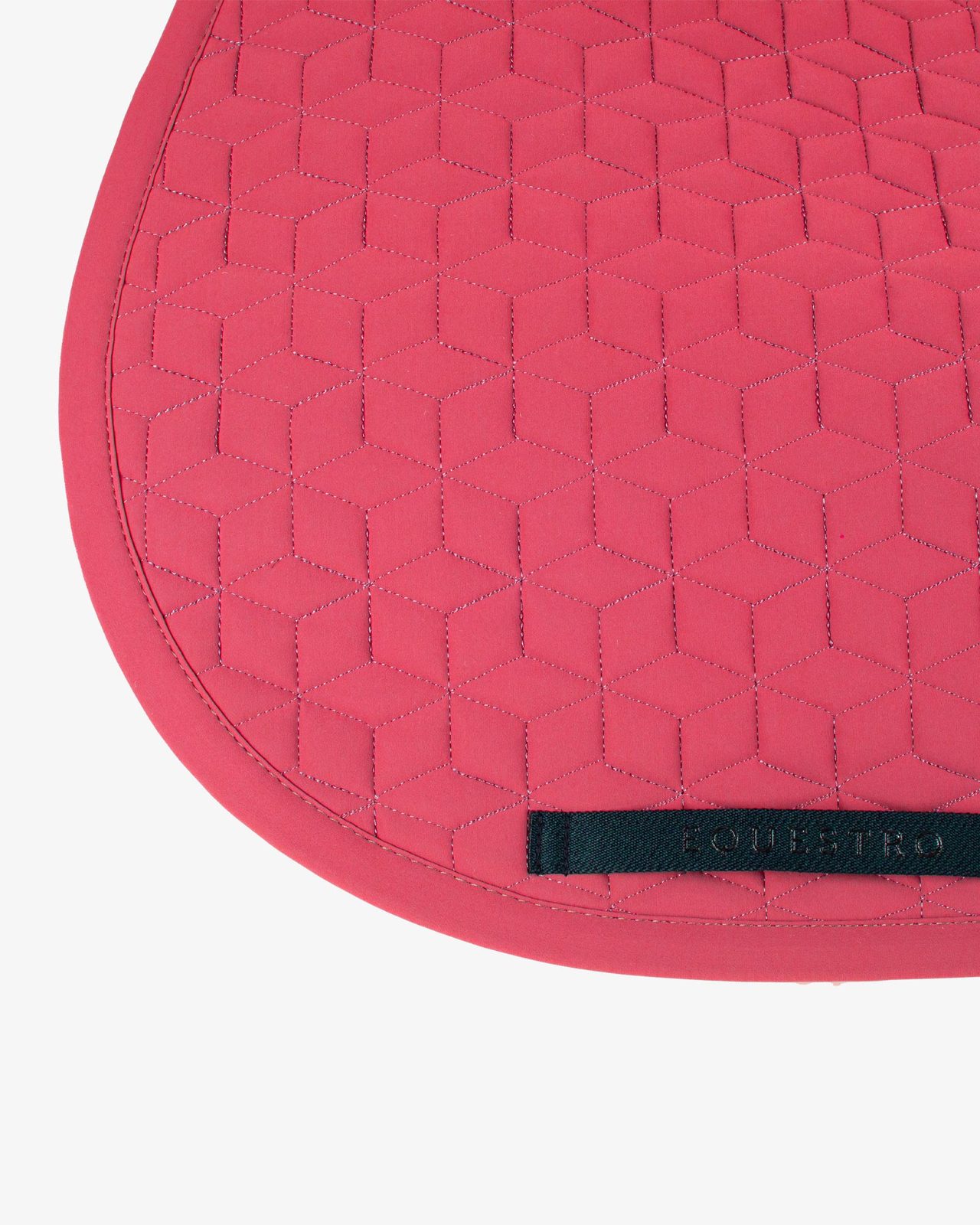 Jumping saddle pad cube quilting