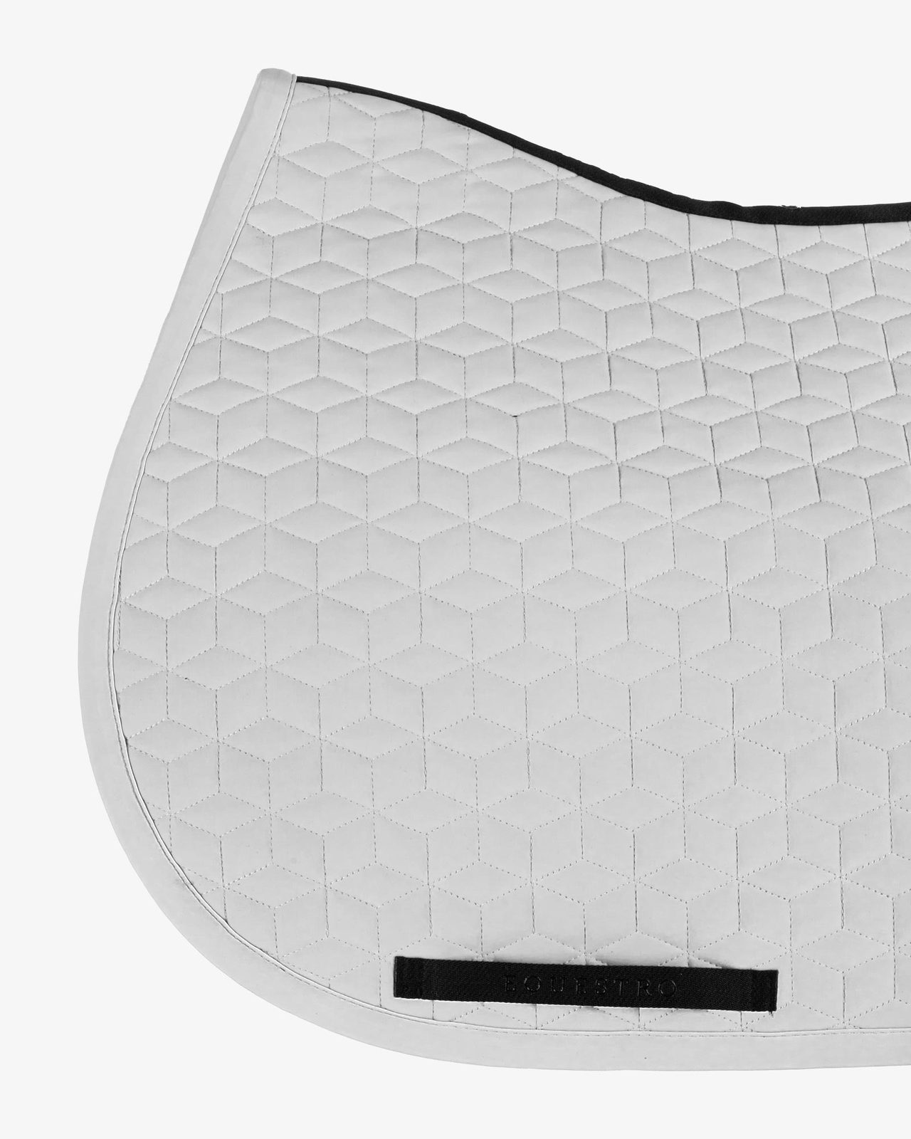 Jumping saddle pad cube quilting