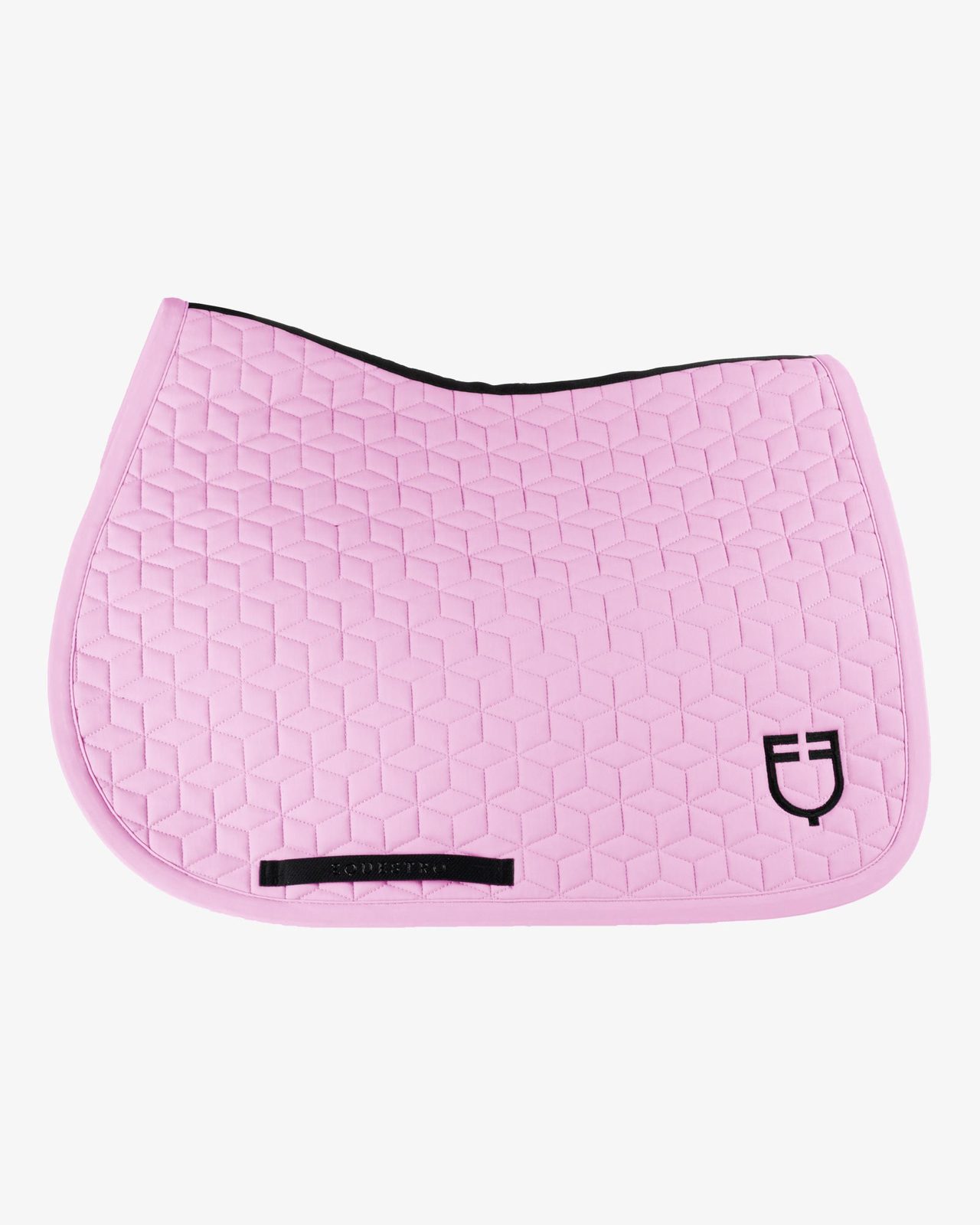Jumping saddle pad cube quilting