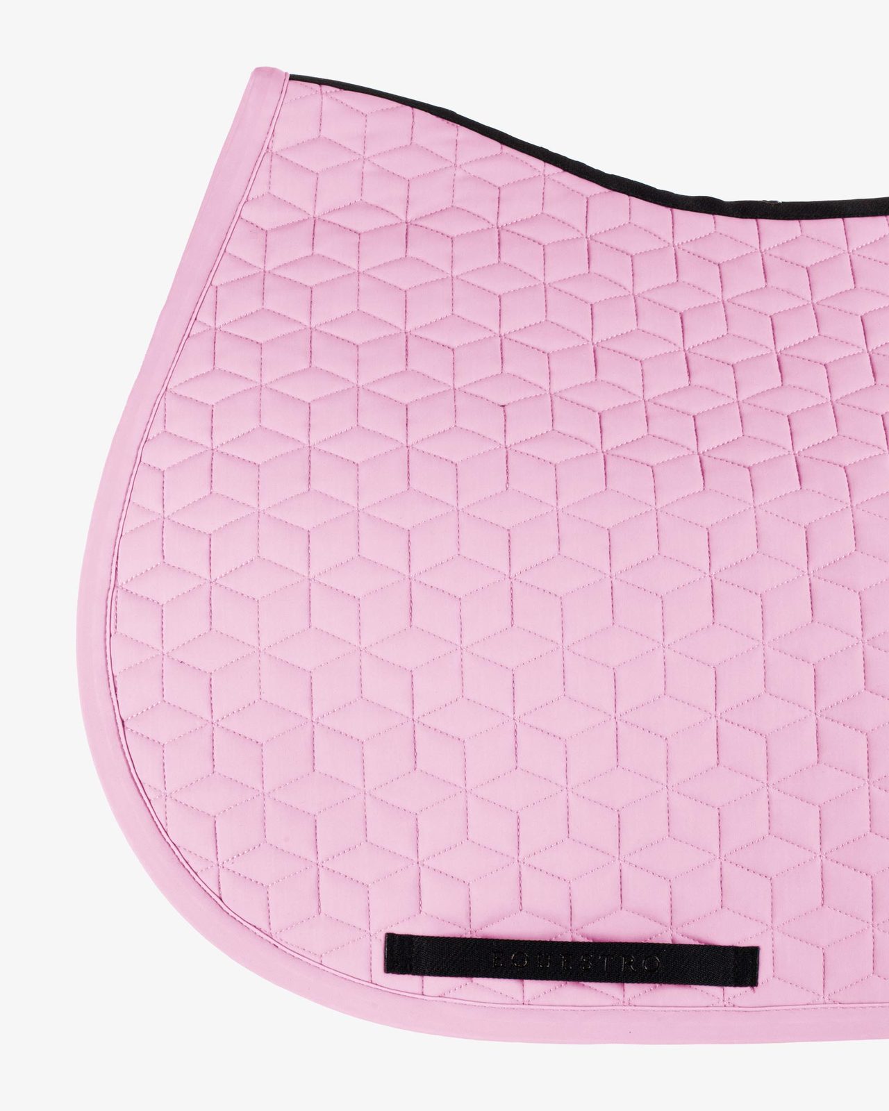 Jumping saddle pad cube quilting