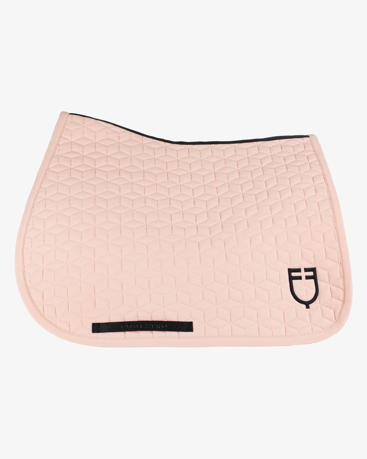 Jumping saddle pad cube quilting