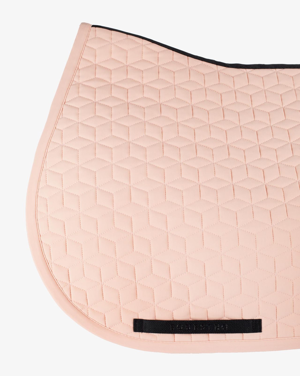 Jumping saddle pad cube quilting