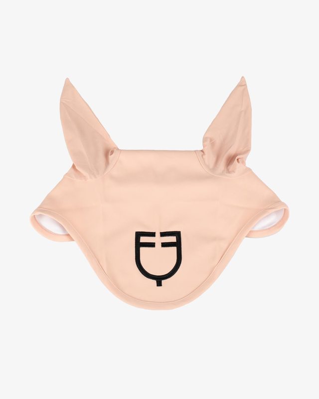 Fly veil stretch technical fabric with logo