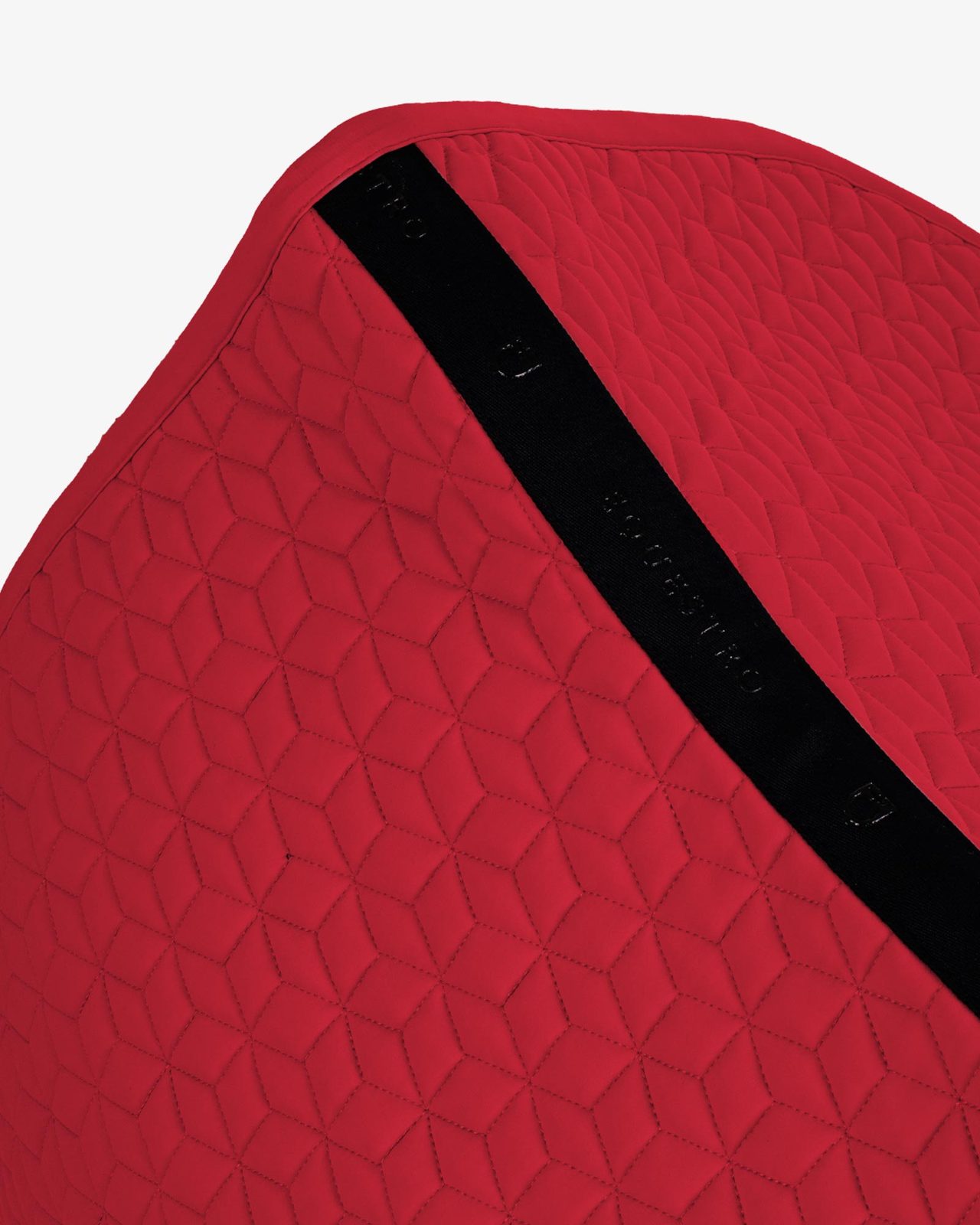 Jumping saddle pad cube quilting