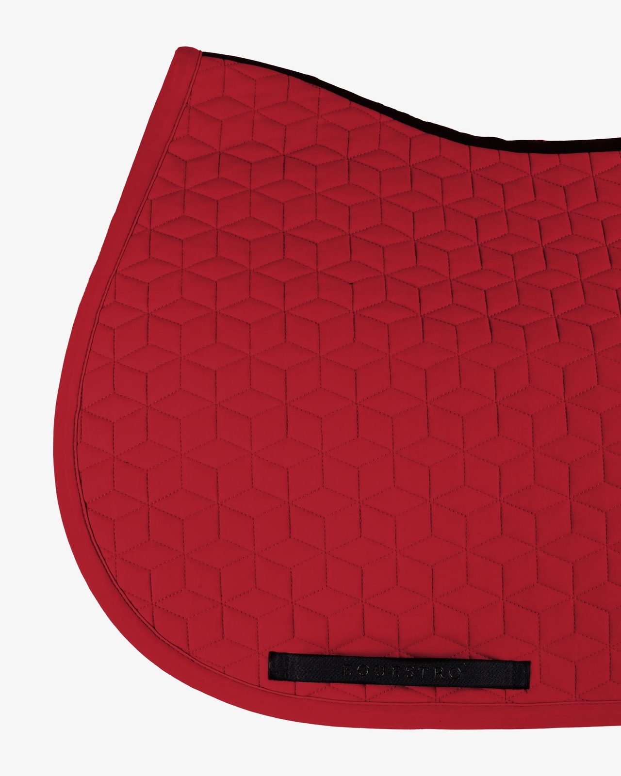Jumping saddle pad cube quilting