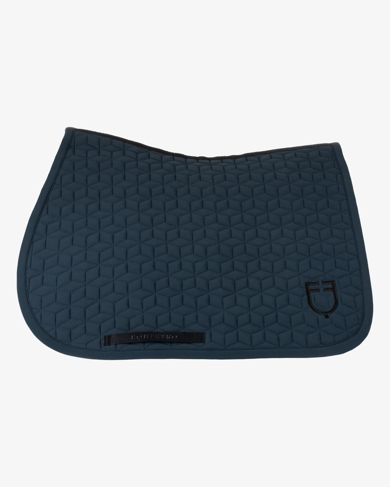 Jumping saddle pad cube quilting