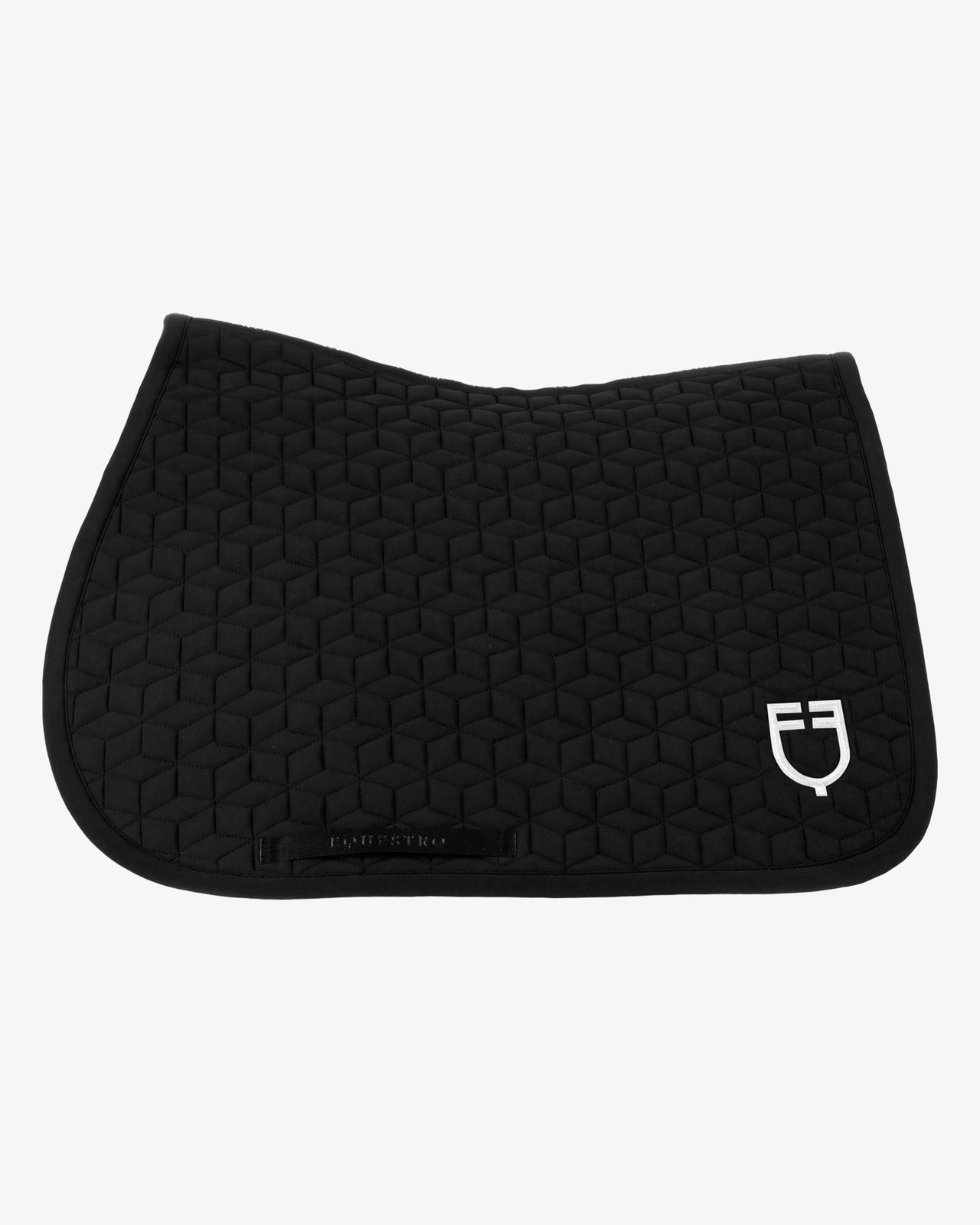 Jumping saddle pad cube quilting