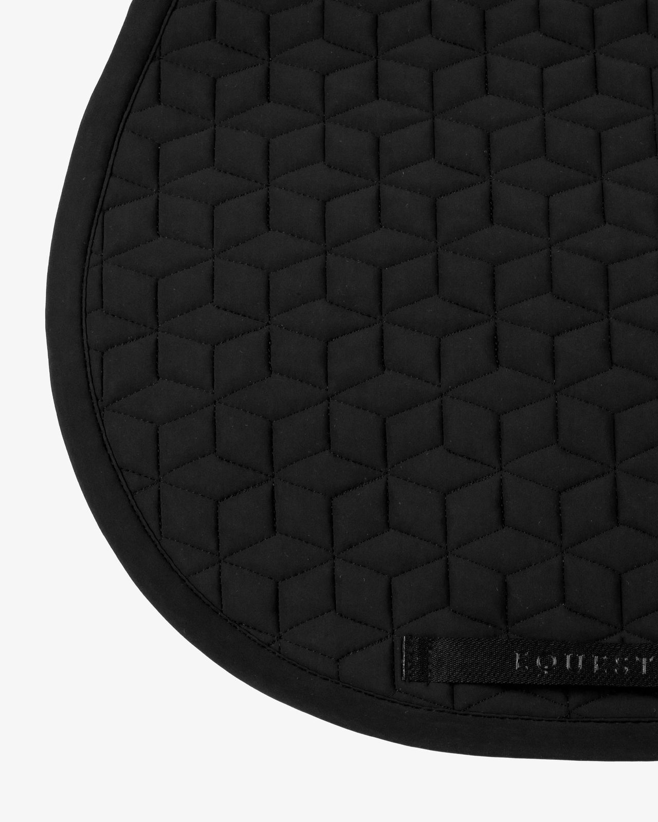 Jumping saddle pad cube quilting