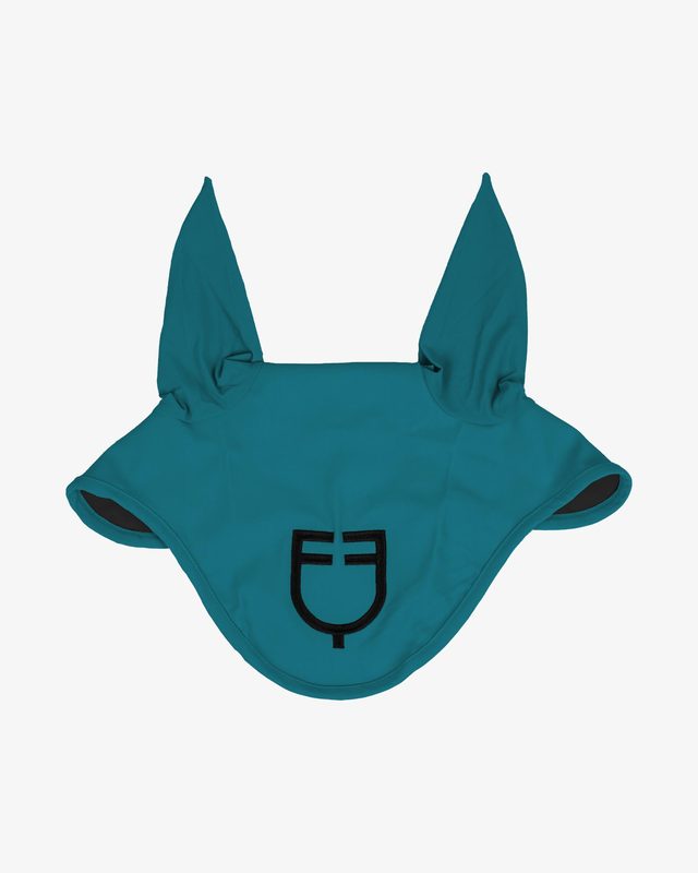 Cuffietta in tessuto tecnico elasticizzato con logo