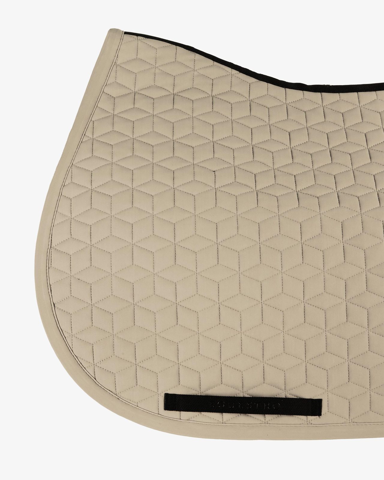 Jumping saddle pad cube quilting