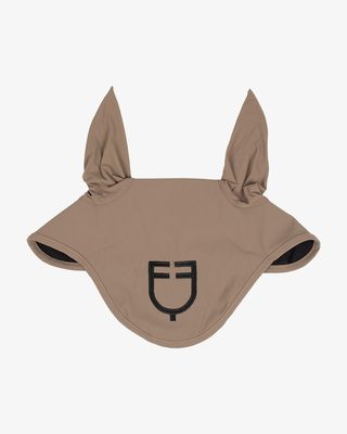 Fly veil stretch technical fabric with logo