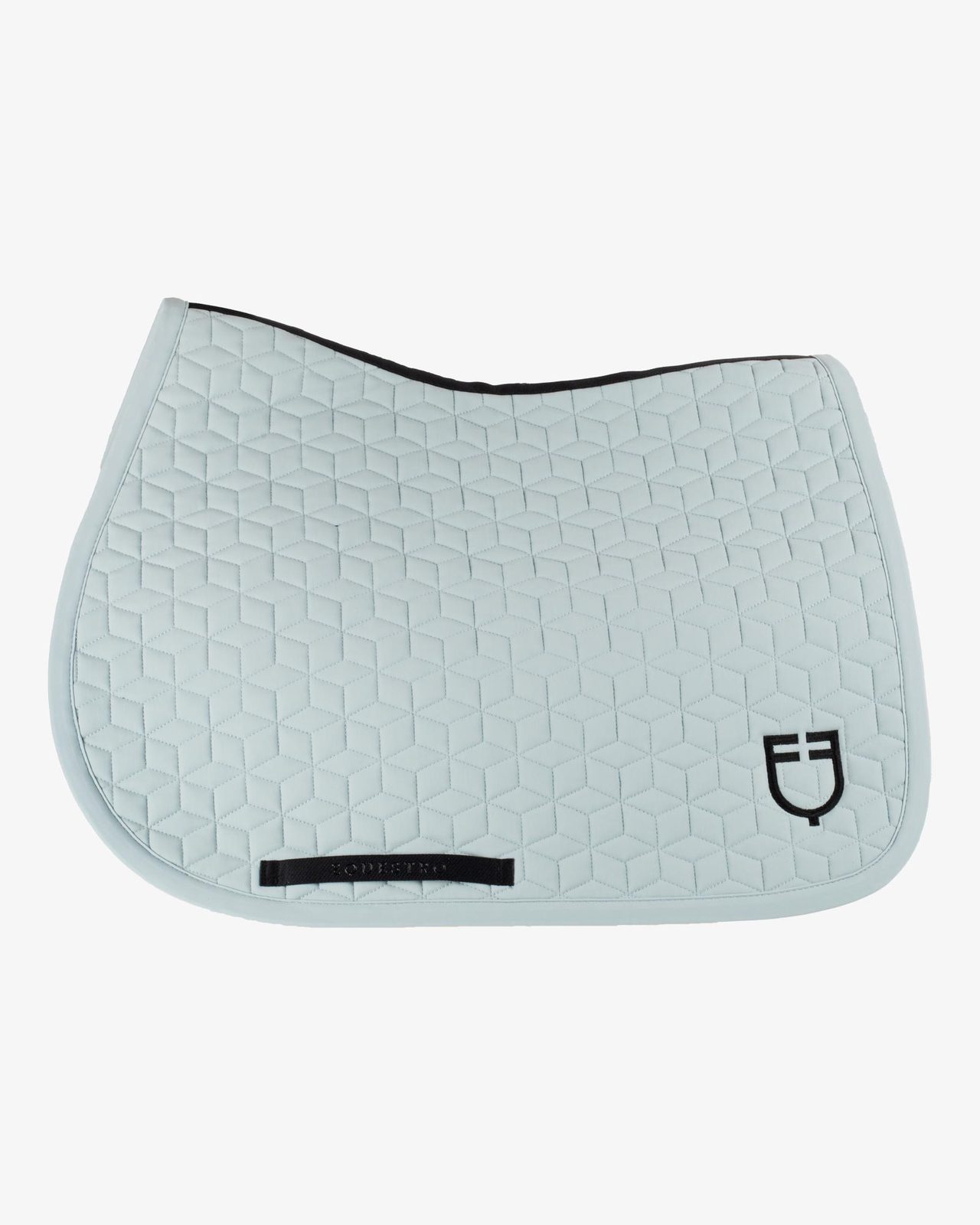 Jumping saddle pad cube quilting