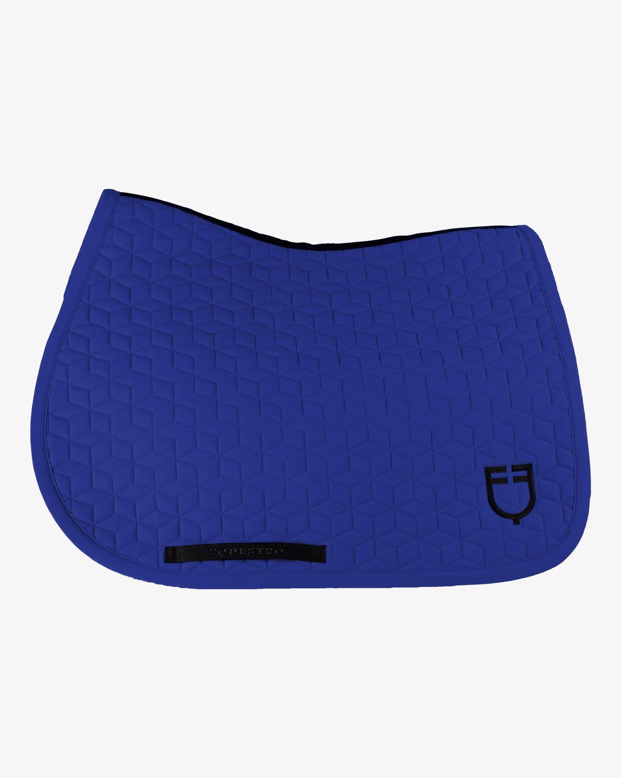 Jumping saddle pad cube quilting