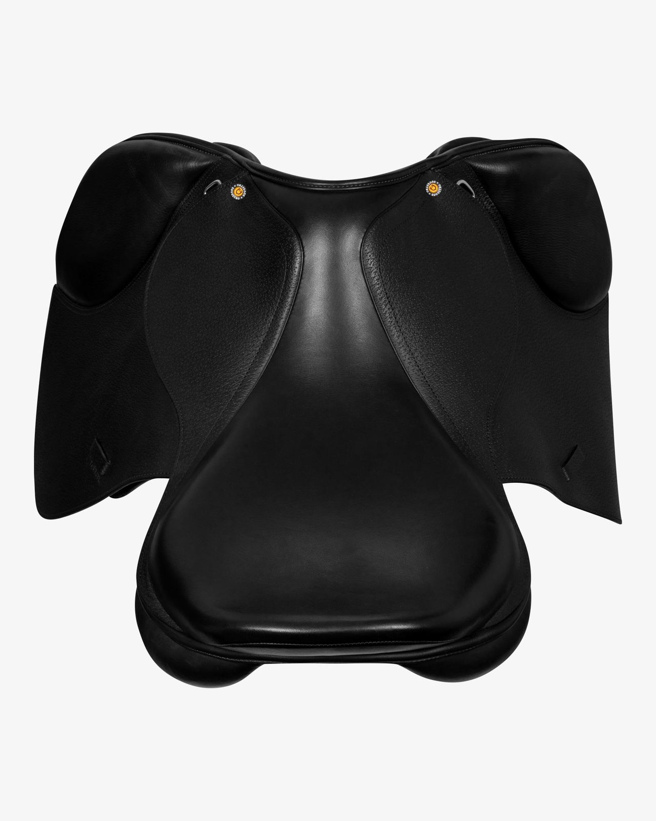 Jumping saddle hammered leather