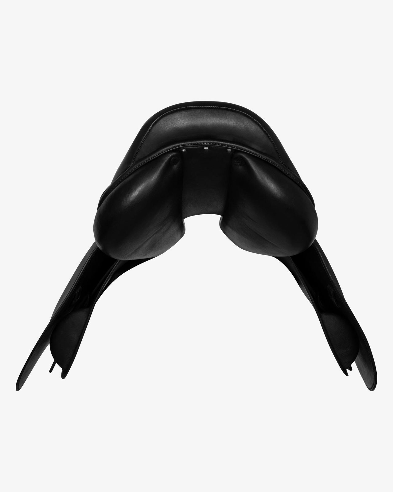 Jumping saddle hammered leather