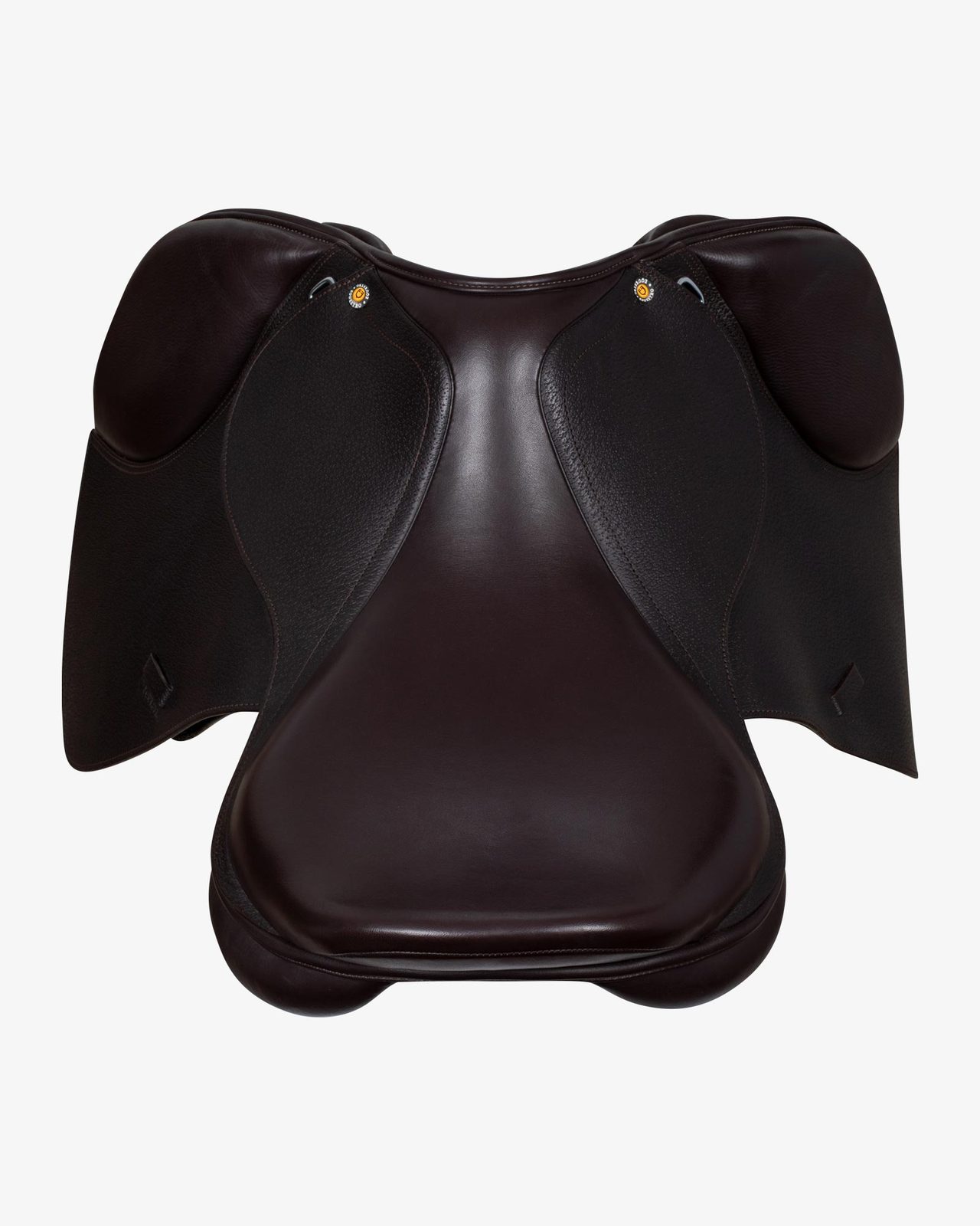 Jumping saddle hammered leather
