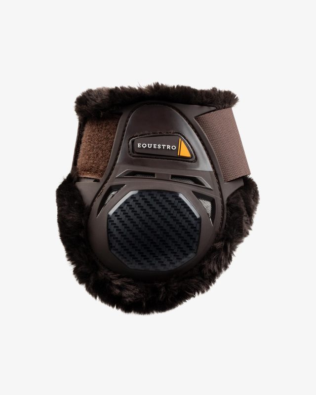 Spider Man fetlock boots with synthetic sheepskin
