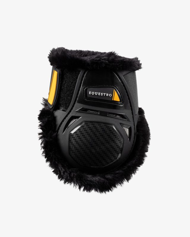 Spider Man fetlock boots with synthetic sheepskin