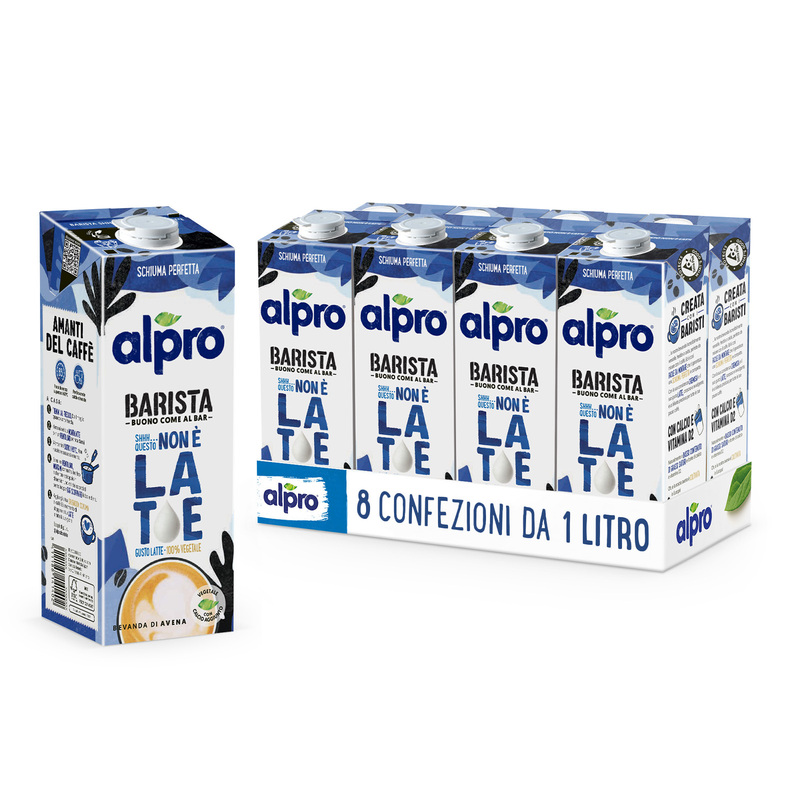 ALPRO QUESTO NON È LATTE BARISTA Gusto Latte - 100% Vegetale 8x1L
