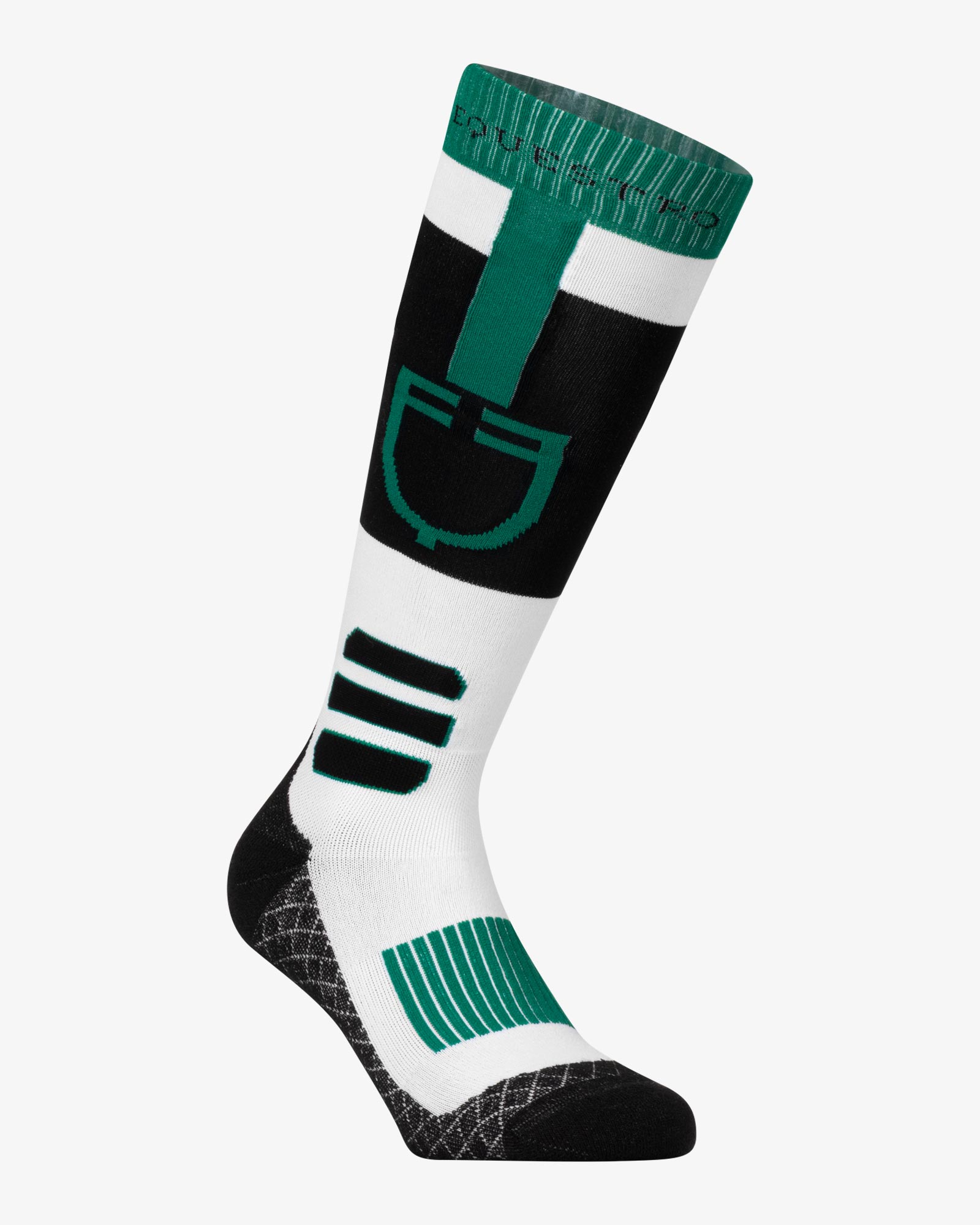 Sock in technical and breathable fabric with logo