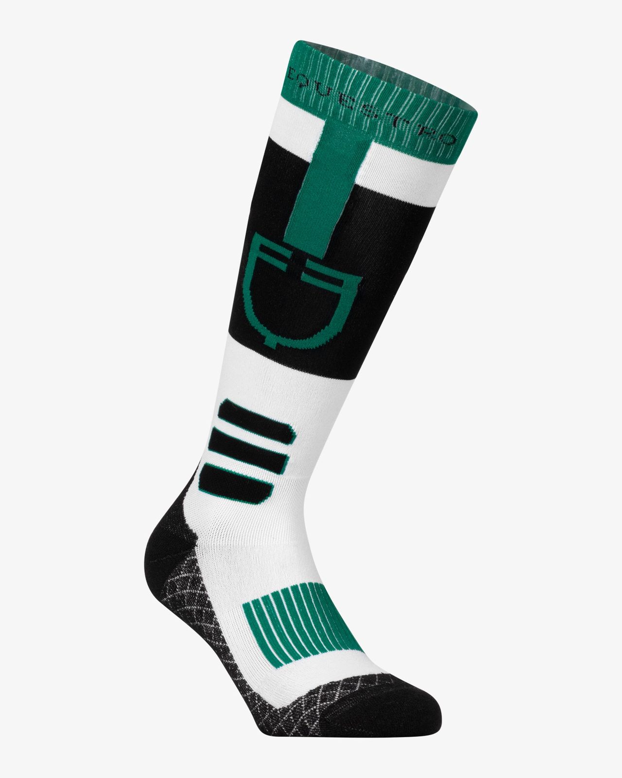 Sock in technical and breathable fabric with logo
