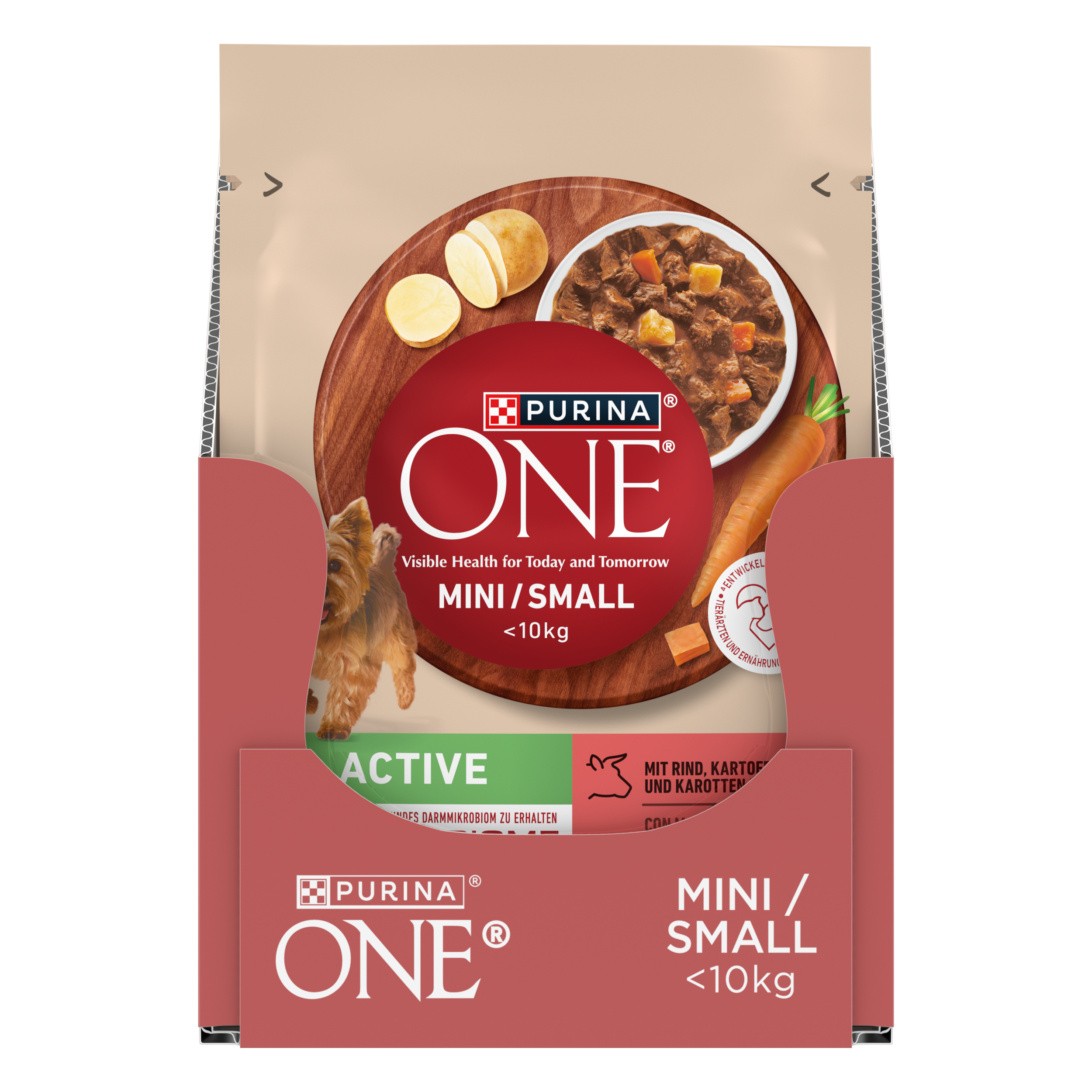 Purina ONE MINI Active 85g Manzo, Patate e Carote in Salsa