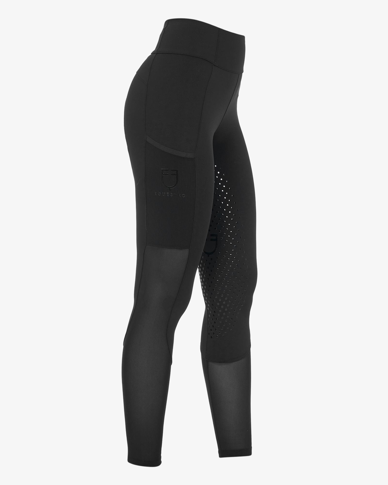 Leggings donna full grip con inserti perforati