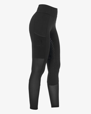 Leggings donna full grip con inserti perforati