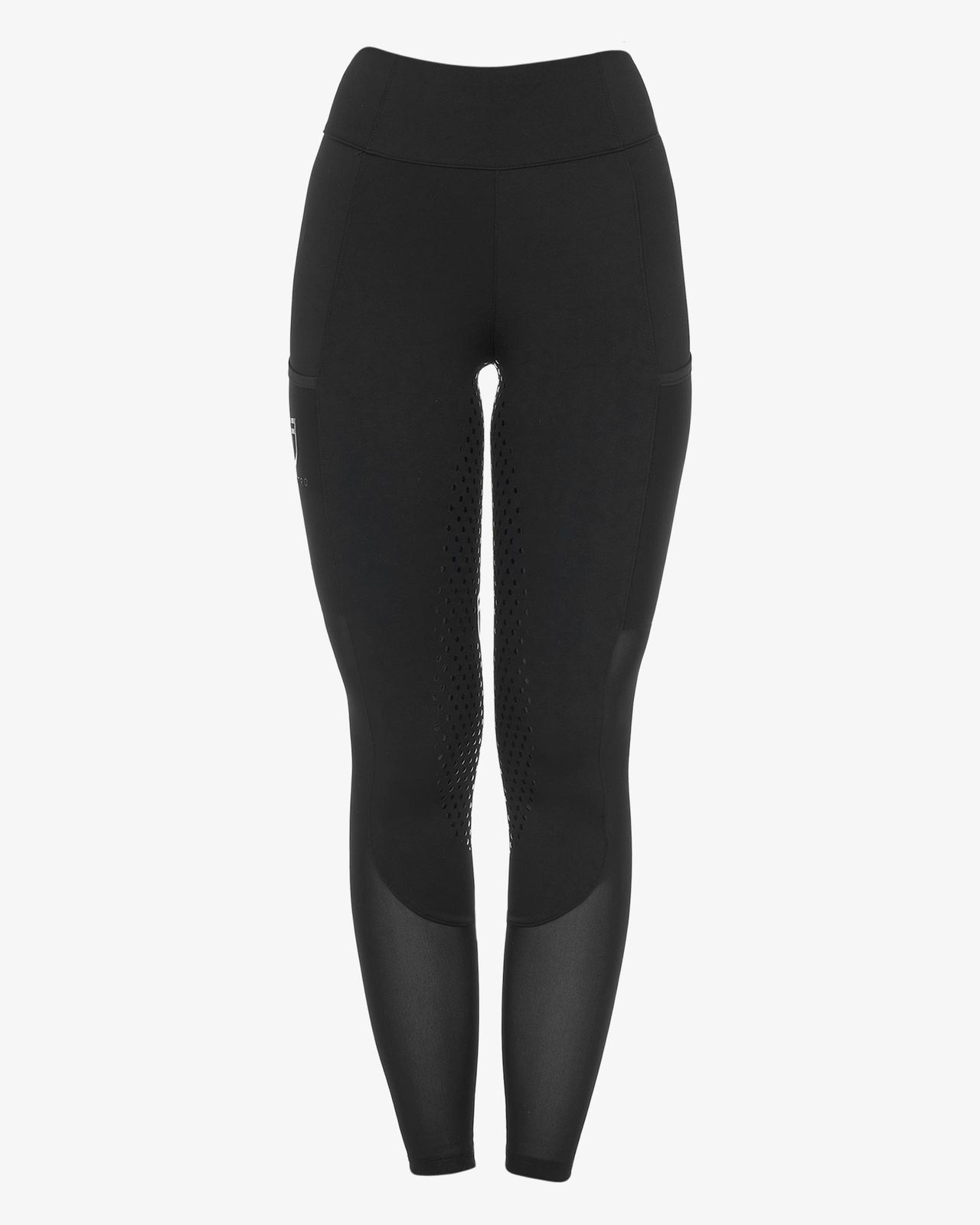 Leggings donna full grip con inserti perforati