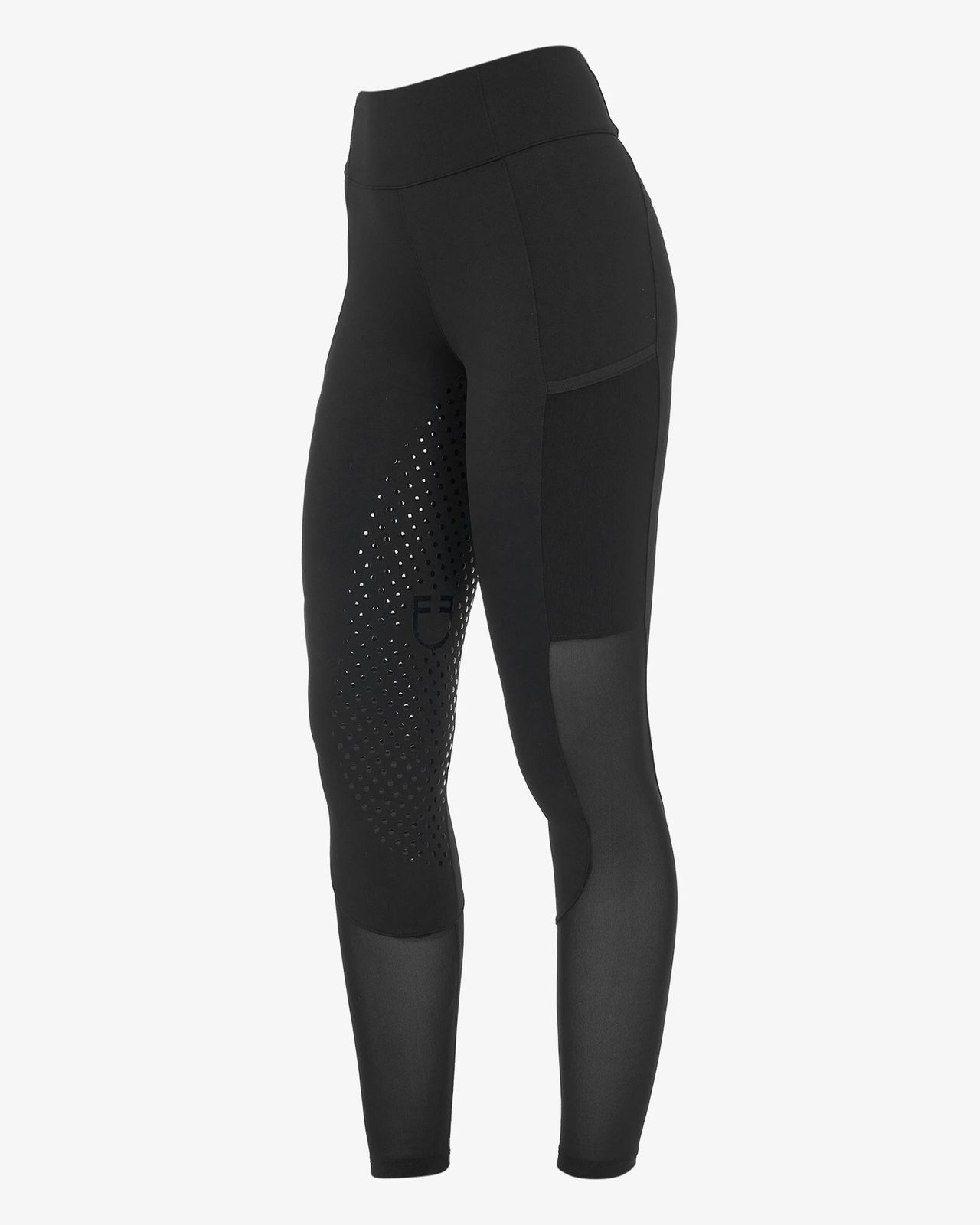 Leggings donna full grip con inserti perforati