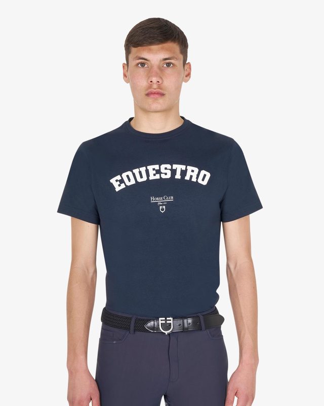 Men's Horse Club cotton T-shirt