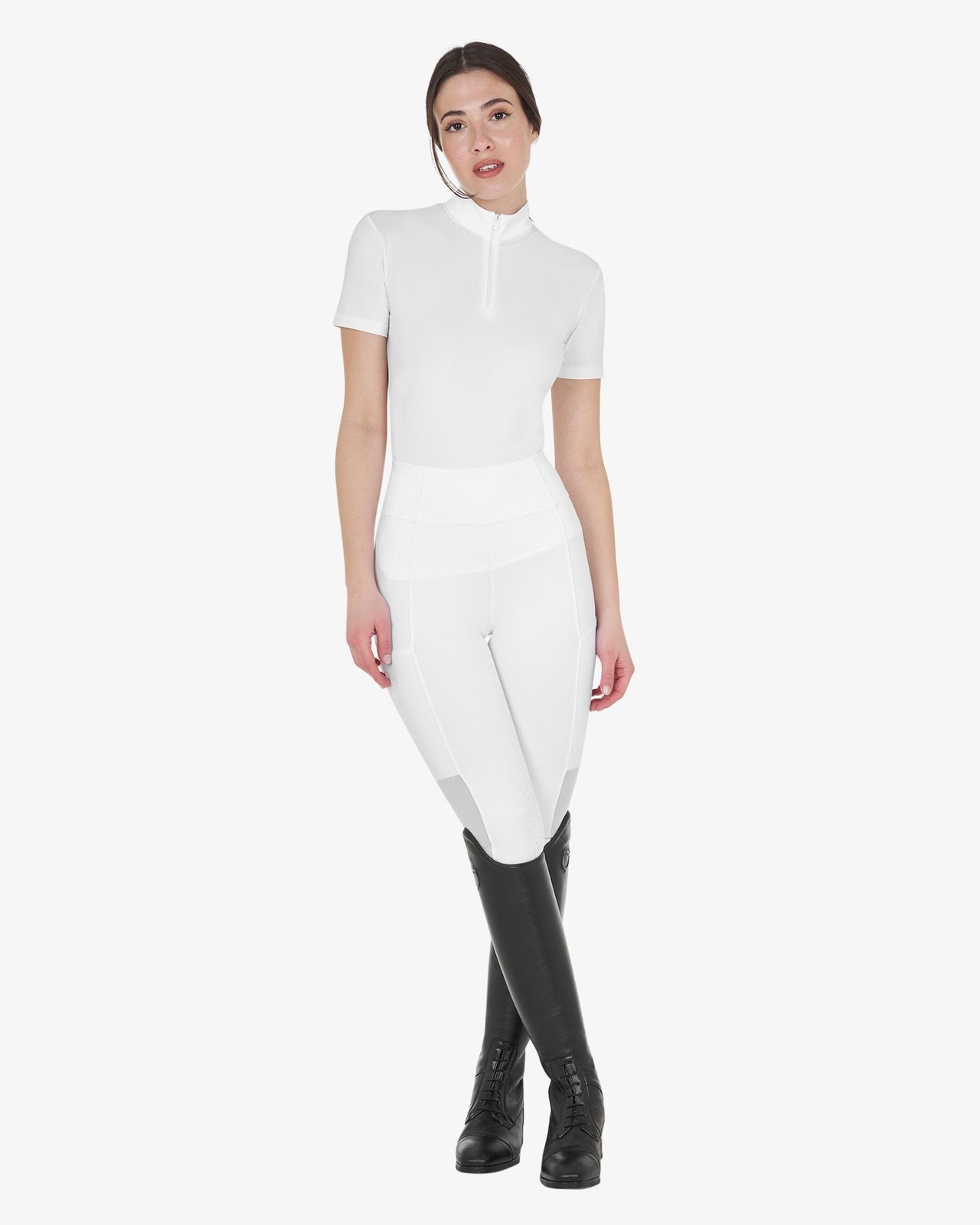 Leggings donna full grip con inserti perforati