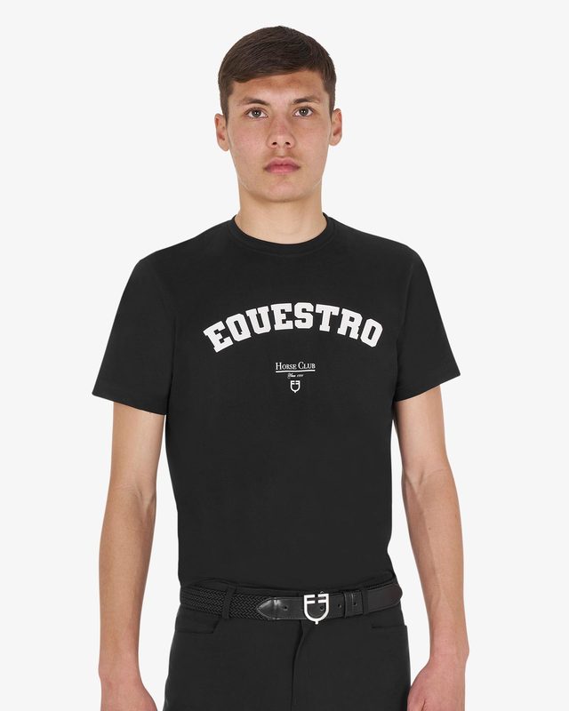 Men's Horse Club cotton T-shirt