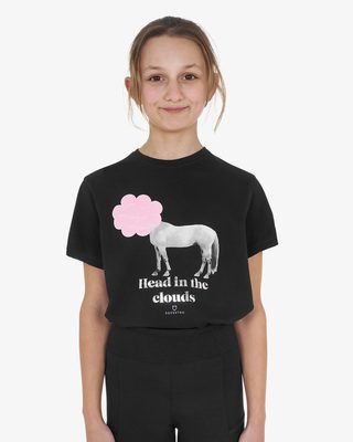 T-shirt bambina Head In The Clouds in cotone