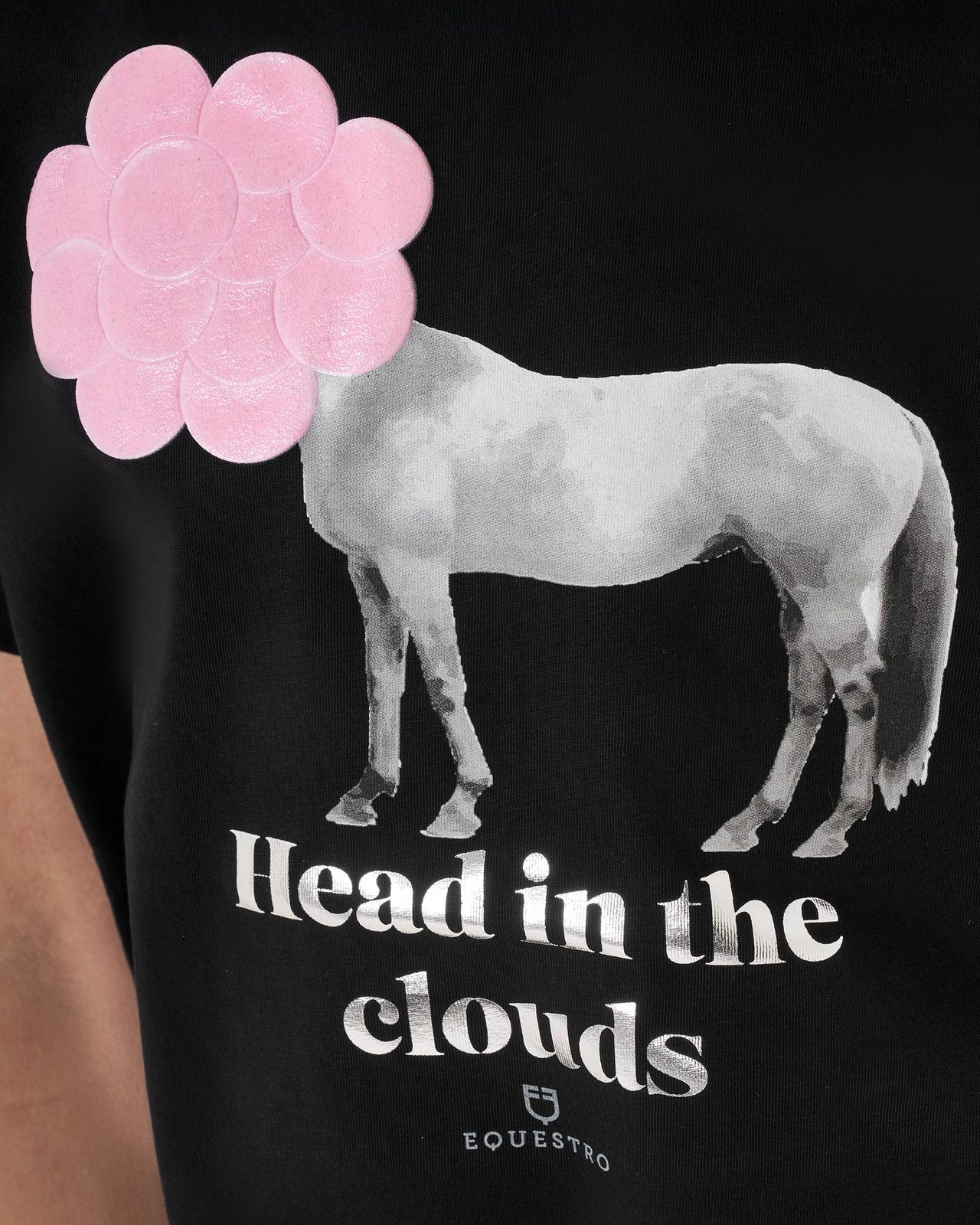T-shirt bambina Head In The Clouds in cotone