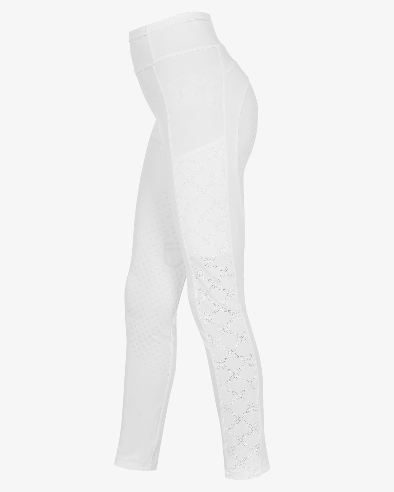 Leggings bambina con decorazioni perforate