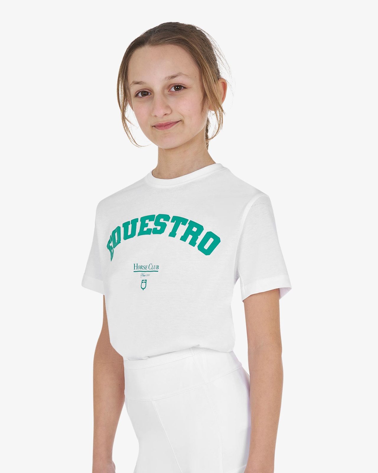 Girls' Horse Club cotton T-shirt