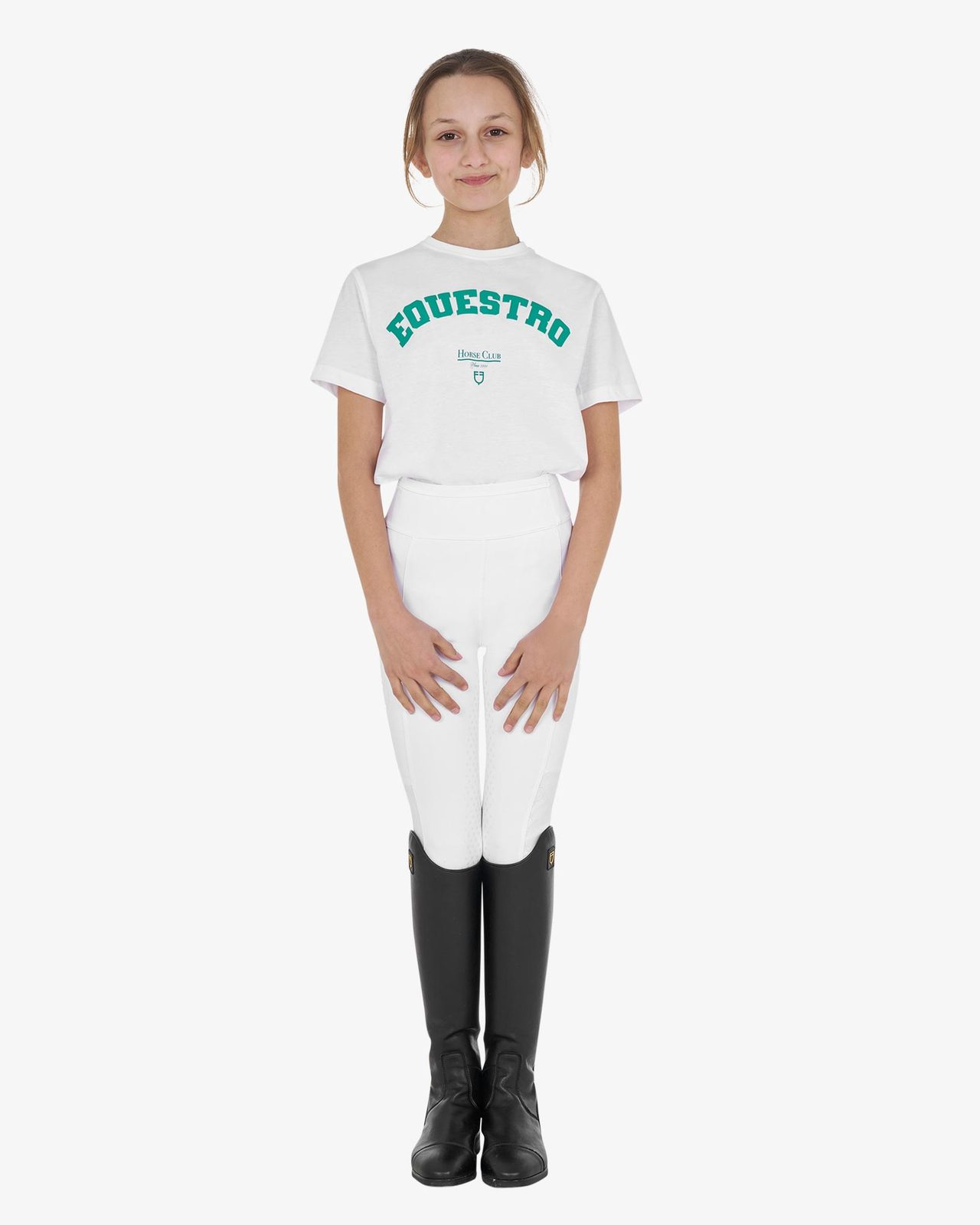 Girls' Horse Club cotton T-shirt