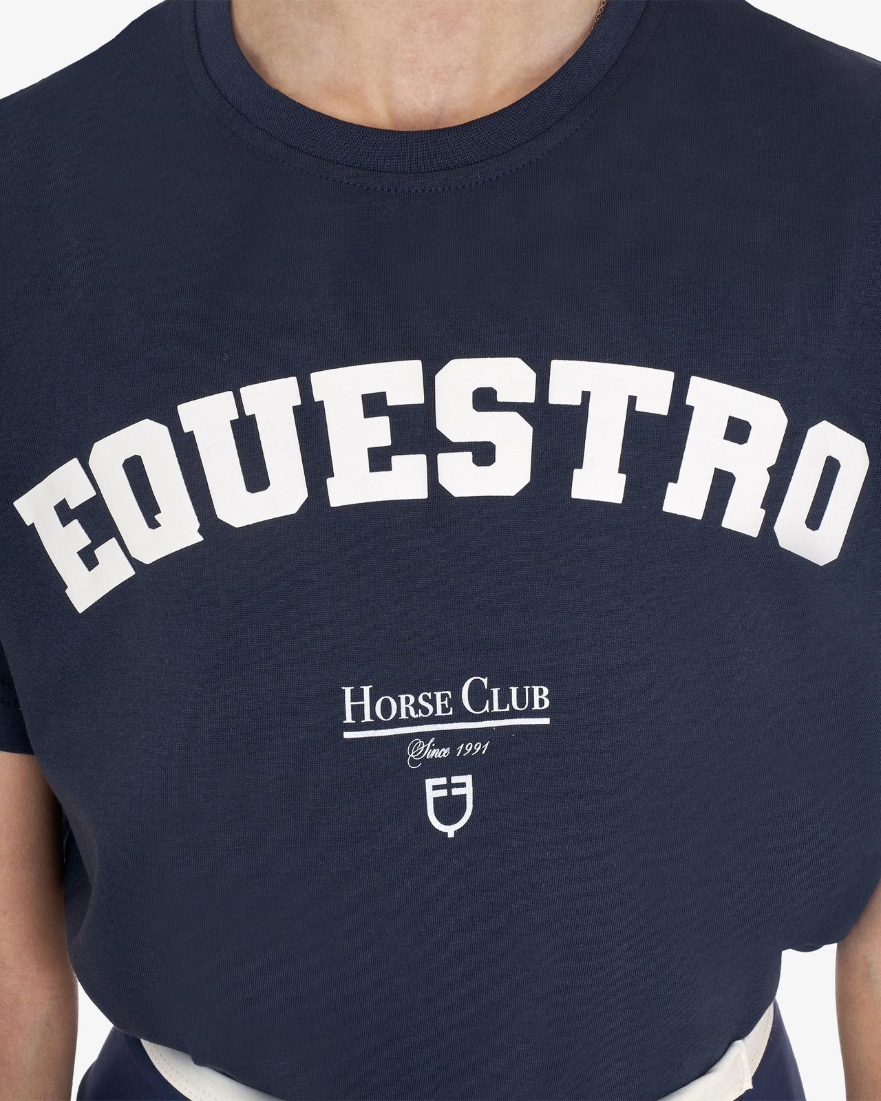 T-shirt bambina Horse Club in cotone